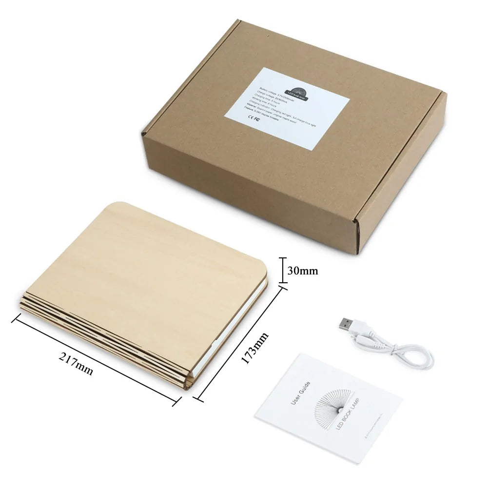 Foldable LED Flop Book Light